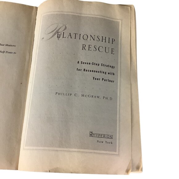 Relationship Rescue By Phillip C. Mcgraw Ph.D. Paperback 2000 - Picture 3 of 16